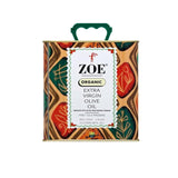 ZOE Organic EVOO 2.5L tin, hero pack shot