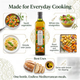 ZOE EVOO 750ml, made for the everyday cook infographic