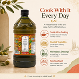 ZOE EVOO 2L bottle, product view