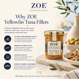 Why ZOE Yellowfin Tuna infographic