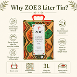Why choose the ZOE 3L tin infographic
