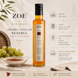 ZOE Diva Select Sherry Vinegar Reserva bottle
