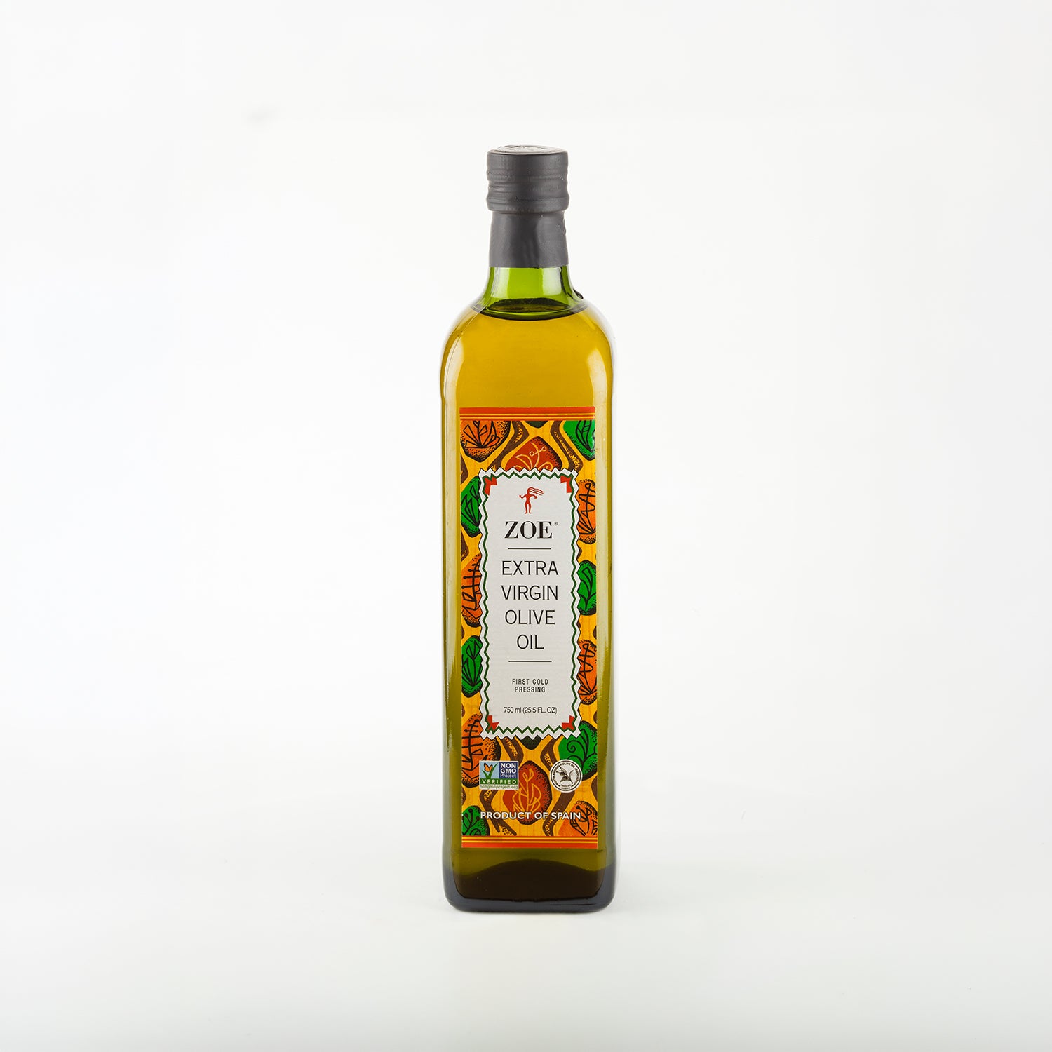 ZOE Spanish EVOO 750ml bottle, pack shot