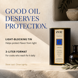 ZOE Diva Select Greek EVOO 3L Tin